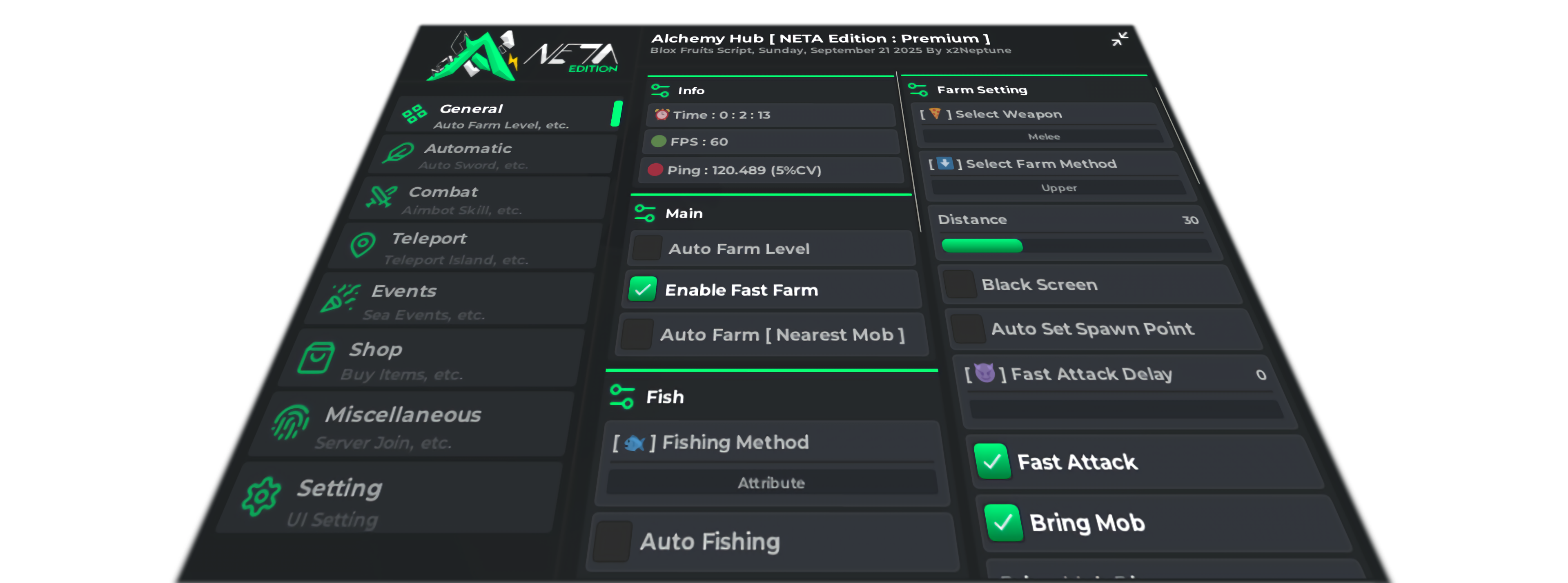 Alchemy Hub platform interface